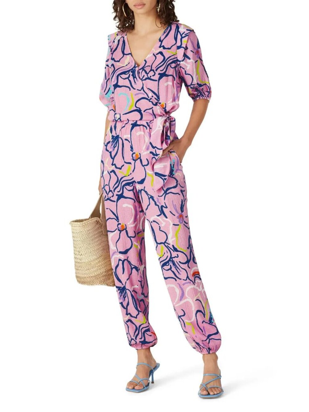 Tanya Taylor Pink Jumpsuit, Size 4